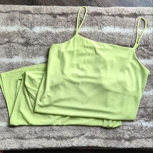 H&M Light Green Midi Dress